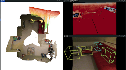 Map-Det3D multi-view 3D object detection results